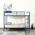 thumbnail image 2 of Better Home Products Twin over Twin Metal Bunk Bed in Blue, 2 of 8