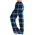 thumbnail image 5 of QATAINLAV Todays Deal Christmas Pajamas Pants Womens Christmas Cute Plaid Lounge Pant Casual Comfy Cotton Elastic Waist Wide Leg Sweatpants Xmas Gifts Multicolor L, 5 of 8