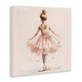 thumbnail image 4 of Stupell Industries Stepping Ballerina in Tutu People Painting Wrapped Canvas Art Print Wall Art, 17 x 17, 4 of 8