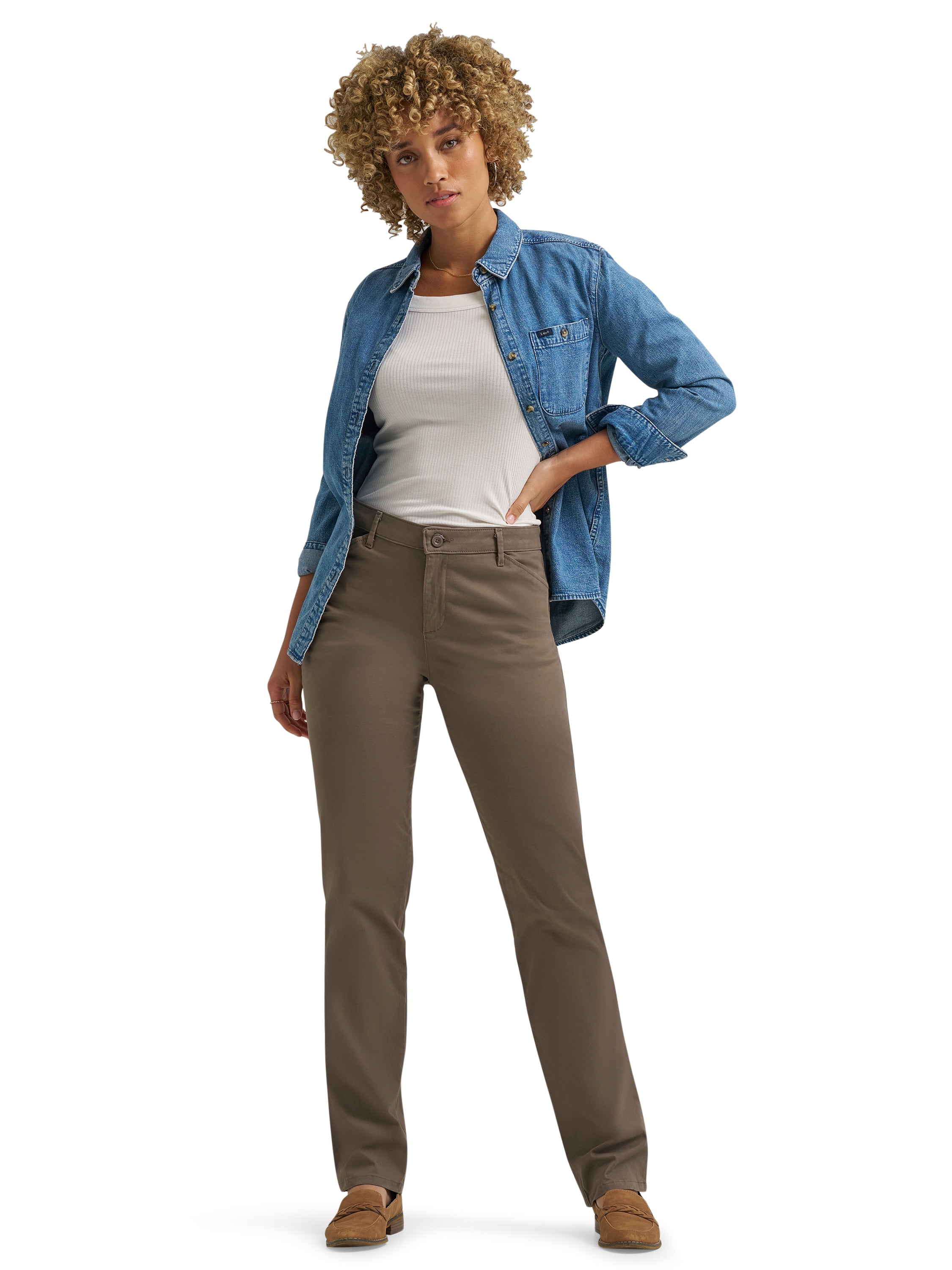 Lee® Women's Relaxed Fit Straight Leg Pant, Sizes 2-18