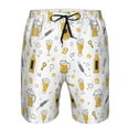 thumbnail image 4 of Naloa Beer Men's Beach Shorts, Surfing shorts, Swim trunks, Quick Dry Swim Trunks for Surfing Beach Fun - Small, 4 of 9