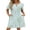 Daisy Breeze, variant on Women Zipper Robes Waffle Short Bathrobe Lightweight House Coat with Pockets Soft Nightgown