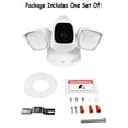 thumbnail image 2 of Home Zone Security Motion Sensor LED Flood Light with 1080p Wi-Fi Camera & Smart 2.4GHz 1080p Wi-Fi Doorbell Camera Set (Hardwired), 2 of 9