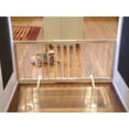 thumbnail image 2 of Cardinal Gates Wood Step Over Pet Gate - Natural, 2 of 3