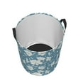 thumbnail image 2 of KLL Lilies Flowers Waterproof Foldable Laundry Hamper Bucket with Handles for Storage Bin,Kids Room,Home Organizer (Small ), 2 of 7