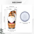 thumbnail image 4 of KLL Autumn Gnomes-1 Print 40oz Stainless Steel Insulated Car Cup with Spillproof Lid - Keep Your Drink Hot or Cold on the Go-Without Straw, 4 of 8