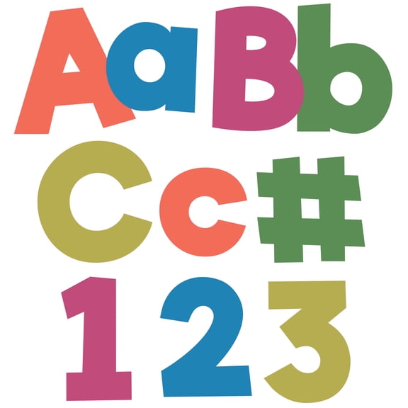 Carson Dellosa 4in Woodland Brights Combo Pack Bulletin Board Letters (219 pieces)