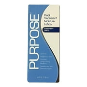 Purpose Dual Treatment Moisture Lotion Sunscreen Oil Free SPF10 4oz, 2-Pack