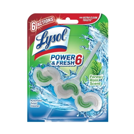 Lysol Toilet Bowl Cleaners, Forest Rain Scent, 1.37 Ounce