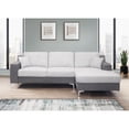 thumbnail image 4 of Global Furniture USA Dark Grey Loveseat & Chaise With 1 Pillow, 4 of 10