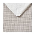 thumbnail image 2 of Jla Home Jeté Réversible en Tissage Gaufré, 50 x 60, Beige, 2 of 2