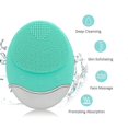 thumbnail image 2 of Sonic Facial Cleansing Brush, Soft Silicone Waterproof Face Cleanser Bamboo Charcoal Wireless, 2 of 5