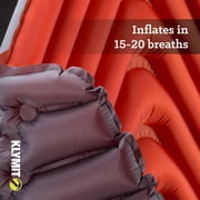 Klymit Insulated Hammock V Sleeping Pad, Inflatable Lightweight 4 Season Camping Air Mattress