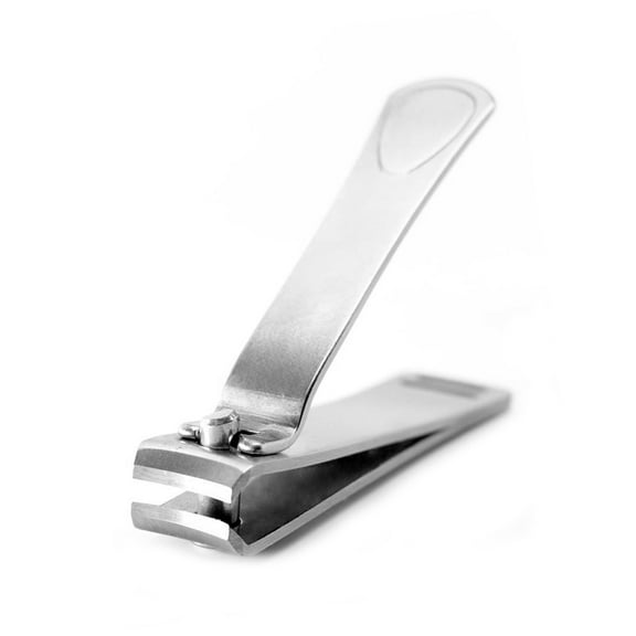 Smyrna Toe Nail Clipper For Men & Women - Stainless Steel - Non Slip Finish - Extra Wide Easy Press Lever