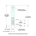 thumbnail image 6 of High Tech Pet Armor Flex Low-E Pet Door for Patio with Airtight Flap, Medium, 6 of 9