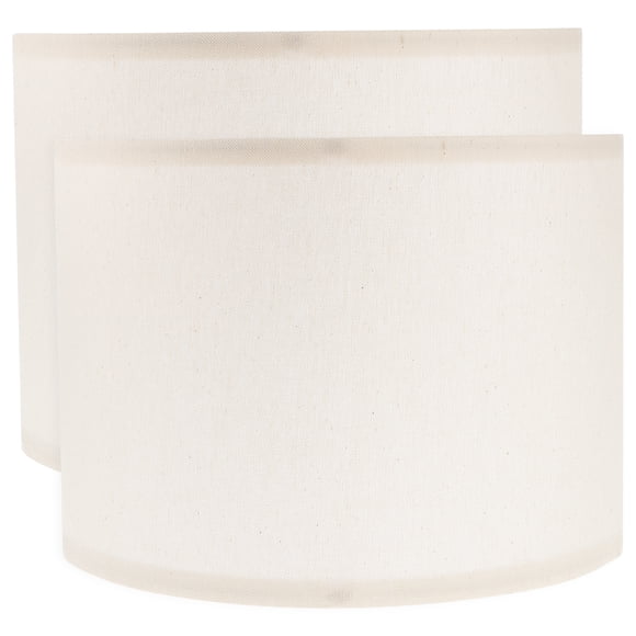 SHISUYAN 2pcs Table Lamp Shade Linen Fabric Lamp Shades Bedside Lamp Shade Cover Replacement