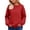 a-RD2551107, variant on VNKIDY Women's Sweatshirt Street Style Solid Color Oversized Crewneck Sweatshirt Long Sleeve Loose Fit Pullover With Stitch Detail For Daily Wear Casual Tops