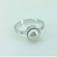 thumbnail image 5 of Navya Craft Freshwater Pearl 925 Sterling Silver Handmade Women Statement Ring, Pearl Jewelry Size 9.0, 5 of 5