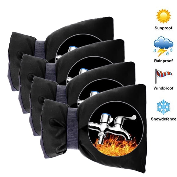 RXIRUCGD Home Decor Faucet Cover Faucet Protection For Faucet Outdoor Faucet Socks 4pc 21x15cm