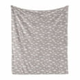 thumbnail image 1 of Rain Soft Flannel Fleece Throw Blanket, Colorful Pouring Tiny Droplets Pastel Color Rain Drops in Lilac Weather Background, Cozy Plush for Indoor and Outdoor Use, 70" x 90", Multicolor, by Ambesonne, 1 of 6