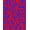 Red, Pattern 5, variant on ODIKA 4'x6' Machine Washable Non-Slip Area Rug, Heritage Damask Inspired Ornamental High Traffic Rug, Blue, 387579