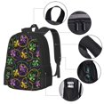 thumbnail image 2 of Fotbe Mardi Gras6 Mochila para Hombre y Mujer - Tela Oxford 600D Resistente - Mochila Impermeable de Gran Capacidad para Escuela, Viajes y Senderismo, 2 of 6
