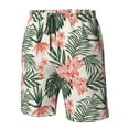 thumbnail image 4 of Vsdgher Lilies Flowers Men's Beach Shorts, Surfing shorts, Swim trunks, Quick Dry Swim Trunks for Surfing Beach Fun -X-Large, 4 of 6