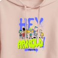 thumbnail image 3 of Hey Arnold! - Retro Arnold Since 96 - Juniors Cropped Pullover Hoodie, 3 of 5