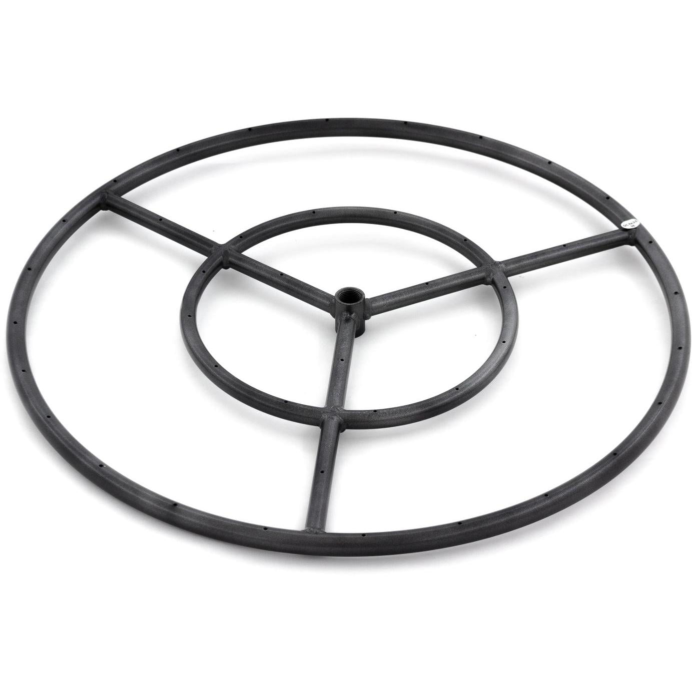 Lakeview Outdoor Designs 48-Inch Three-Spoke Round Triple-Ring Burner SS 