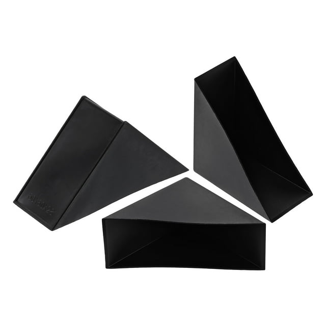 4Pack Corner Protectors 28x83mm Plastic Right Angle Corner Guards Cushion, Black