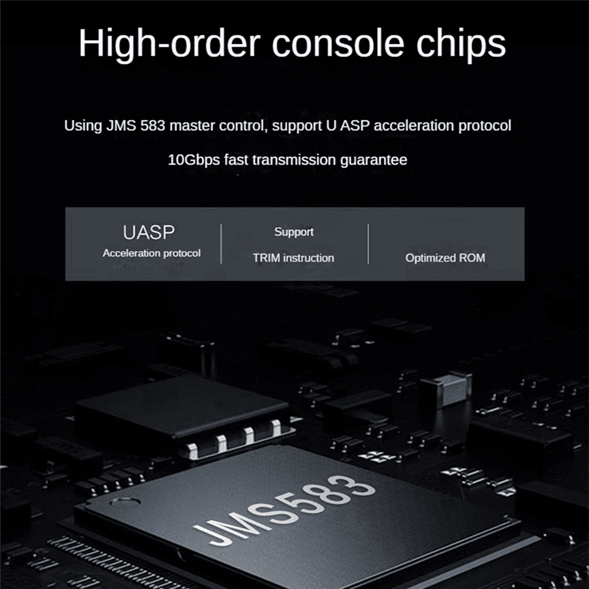 3X M2 SSD Case M.2 NVME 2230 SSD Enclosure, USB 3.2 10Gbps to NVME M-Key External Solid State Drive Case