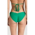 thumbnail image 2 of PQ Swim Women's Basic Ruched Bikini Bottoms - Moderate Rise, Fuller Coverage, Womens Swimsuit Bottoms - Full (Ireland Green, Large), 2 of 4