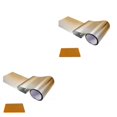 thumbnail image 4 of Riwesomey Película opaca de ventana personalizada de PVC para una apariencia elegante, película de cubierta frontal de coche autoadhesiva, Oro degradado 20 cm * 150 cm 2piezas, 4 of 6