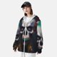 thumbnail image 3 of Balery Modern Abstract Colorful Skull C Sudadera ligera de manga larga con capucha y protección solar UPF 50+ para hombre y mujer, ideal para pesca y running-X-Large, 3 of 7