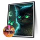 thumbnail image 2 of Cuadros Decorativos 5D bricolaje taladro redondo completo diamante pintura gato Kit decoración del hogar arte artesanía Wdftyju de costura negro 4 estilos, 2 of 9