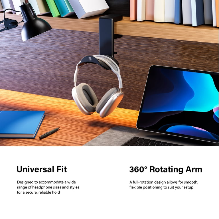 Clamp-On Headphone Holder, 360 Degree Rotating Arm photo 5