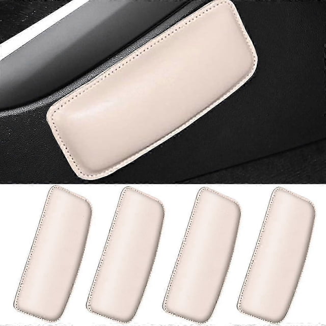 Automotive Soft Leather Center Console Knee Pad, Universal Car Center Console Knee Leg Elbow Cushion Pad Door Armrest Pad