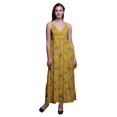 thumbnail image 1 of Bimba Robe Longue d'Été Sans Manches à Imprimé Teinture sur Nœuds Décontractée de Plage pour Femmes - Très Petit, 1 of 6