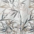 thumbnail image 3 of iDesign Botanical Leaves Polyester Shower Curtain - 12 Reinforced Buttonholes - 72" x 72" - Black/Tan, 3 of 4