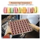 thumbnail image 1 of Juego de moldes de alfombrilla para hornear de silicona, capacidad de 48 agujeros, juego de utensilios para hornear pasteles antiadherentes, moldes de hoja para hornear marrones LingWen 9024715650207, 1 of 1