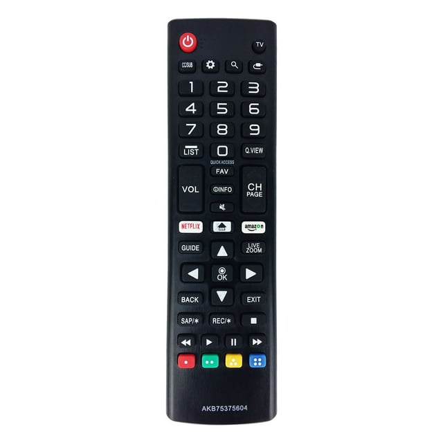 Replacement TV Remote Control for LG 75UJ6450UD Television