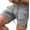 light grey, variant on Men'S Solid Gym Workout Shorts Bodybuilding Running Fitted Training Jogging Short Pants With Zipper Pocket Weightlifting Bodybuilding Shorts army green M