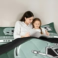 thumbnail image 5 of Erosebridal American Football Helmet Comforter Sets King Size,New York City Comforters & Duvets,Sports Theme Bedding King Comforter Set,Luxury Living Room Decor Reversible，3-Piece, 5 of 8