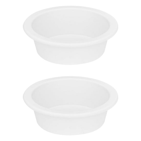 Wax Warmer Silicone Liners, 2 Pack Reble No Scrape Wax Melts Dishes, Easy Pop Out Wax Trays for Effortless Fragrance Switching, Fits Various Candle Warmers, Home and Office Use, White