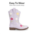 thumbnail image 5 of DREAM PAIRS Girls' Mid-Calf Cowboy Boots, Western Riding Boots for Toddler/Little Kid/Big Kid, 5 of 5