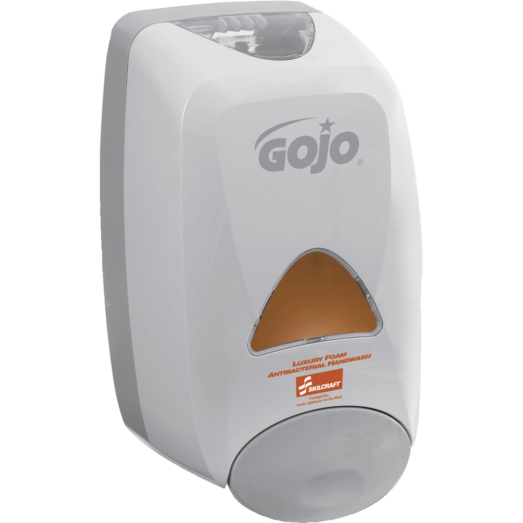 GOJO® Green Seal Certified Antibacterial Foam Hand Soap Wash/Dispenser, Gray/Dove Gray (AbilityOne 4510-01-551-2865)
