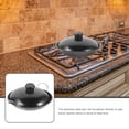 thumbnail image 2 of Sartén wok de acero inoxidable Zonh con tapa y asas, 2 of 6