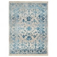 thumbnail image 2 of Rugsotic Carpets Machine Woven Crossweave Area Rugs - 8'X10', Rectangle,Ivory Blue,Classic Oriental Traditional , Low Pile Machine Made Area Rugs For Living Room, Bed Room (M00081), 2 of 6