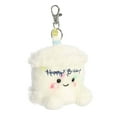 thumbnail image 2 of Aurora - Mini White Adorable Clip-On - 4" Happy B'Day Cake - Palm Pals, 2 of 4