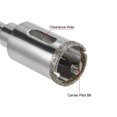 thumbnail image 3 of Unique Bargains Diamond Drill Bit 25mm Glass Hole Saws Core Drill Bit with Center Pilot Bit for Glass Ceramics Porcelain Tile, 3 of 4